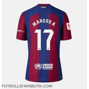 Barcelona Marcos Alonso #17 Replika Hemmatröja Damer 2023-24 Kortärmad